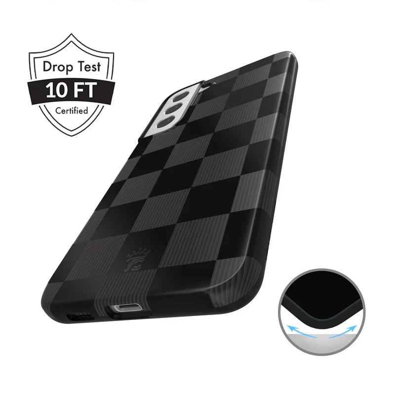 Noir Vibe Checkered Samsung Case - Image 33
