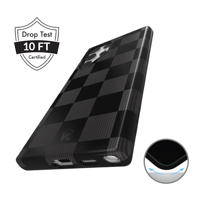 Noir Vibe Checkered Samsung Case - Image 38