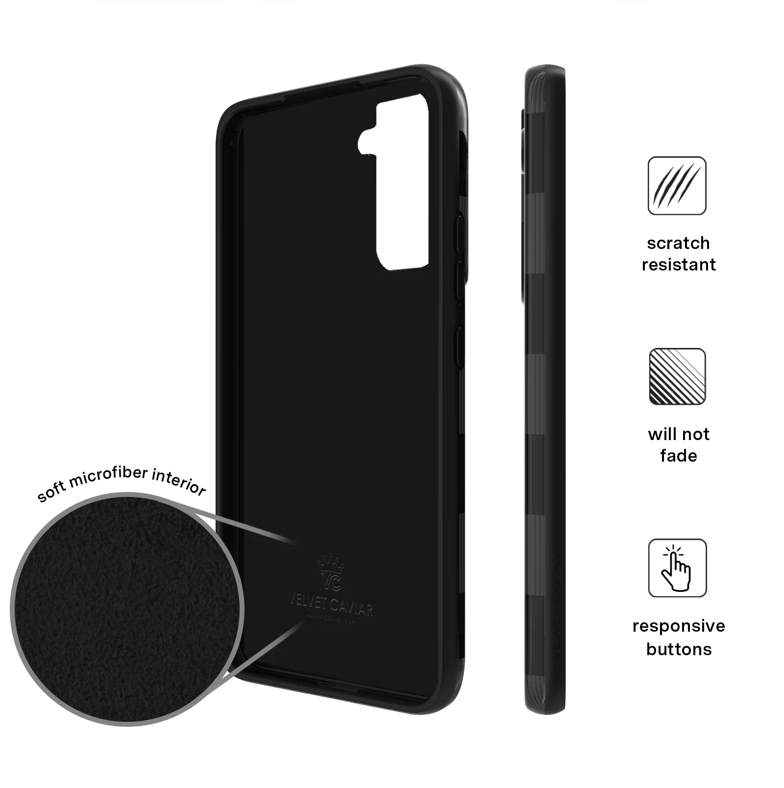 Noir Vibe Checkered Samsung Case - Image 54