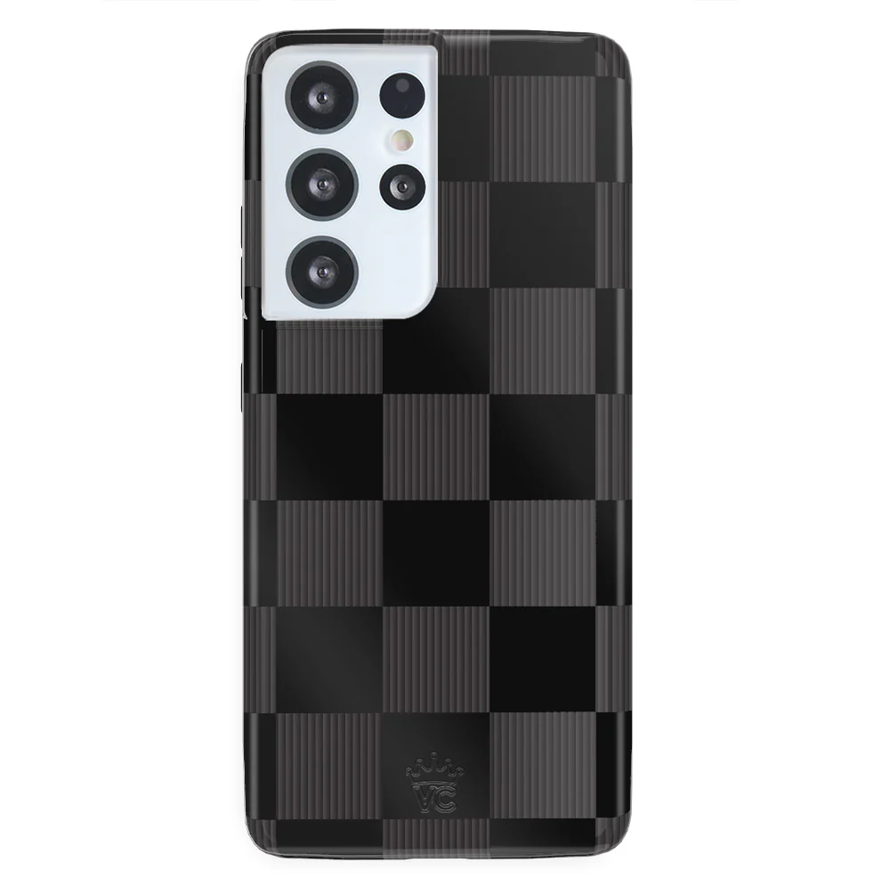 Noir Vibe Checkered Samsung Case - Image 55