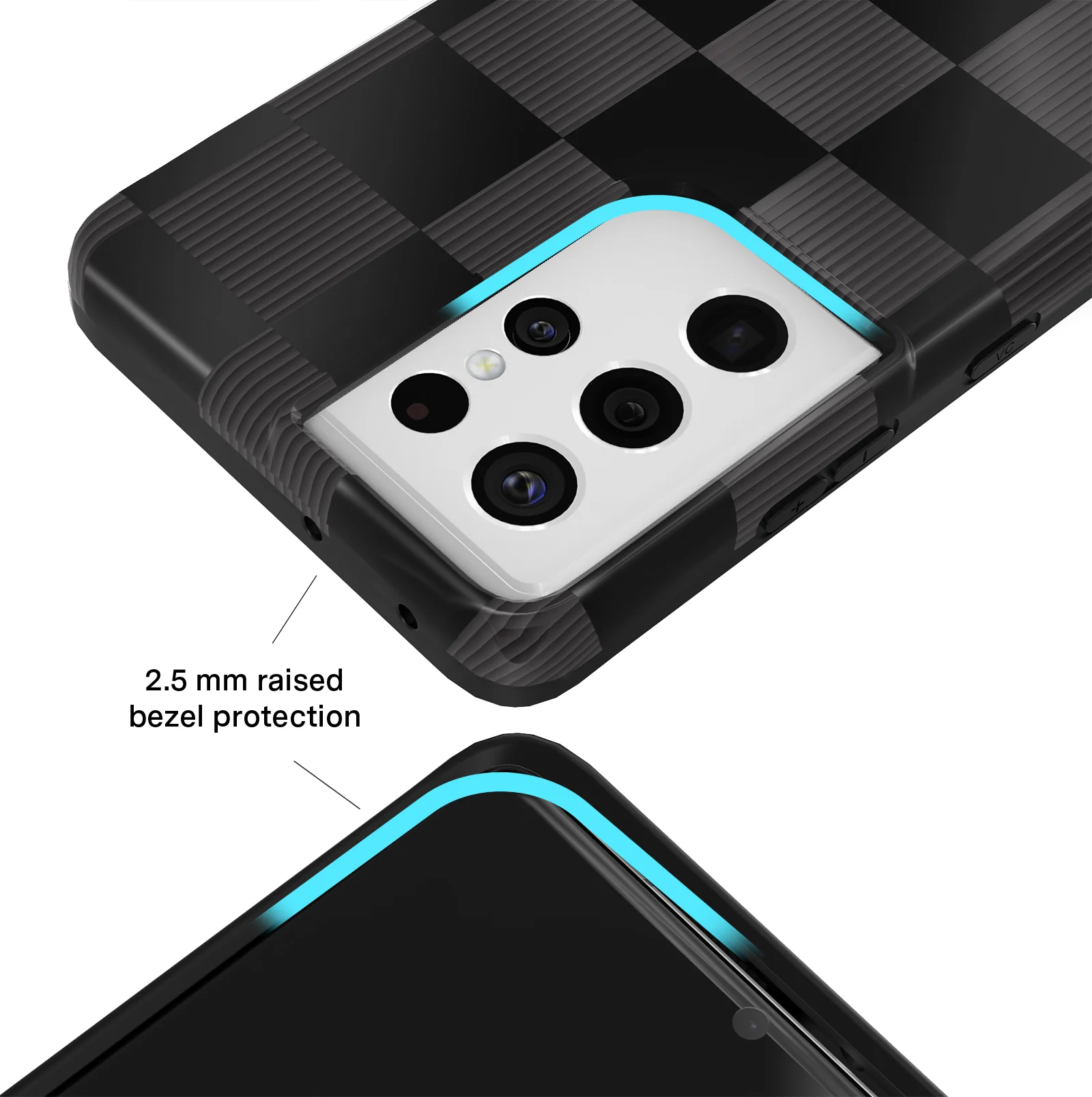 Noir Vibe Checkered Samsung Case - Image 56