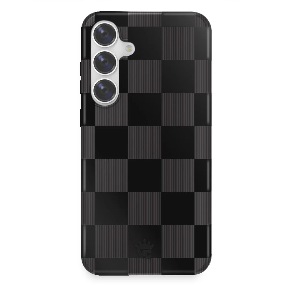 Noir Vibe Checkered Samsung Case - Image 6