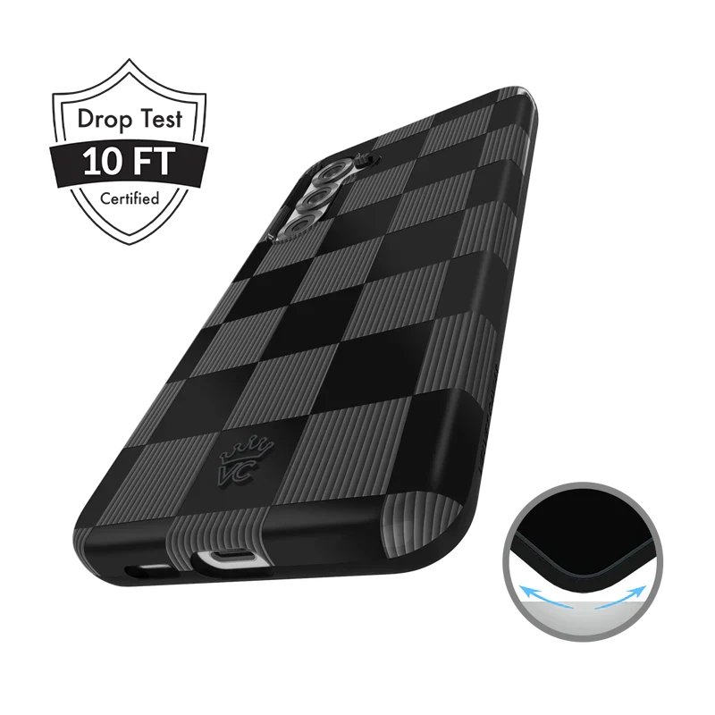 Noir Vibe Checkered Samsung Case - Image 61