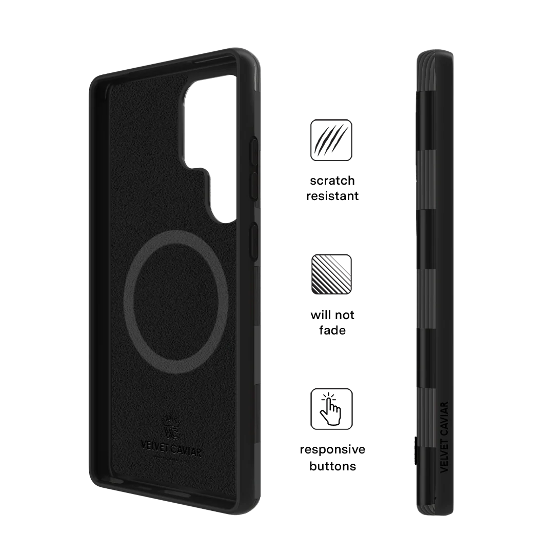 Noir Vibe Checkered Samsung Case - Image 63