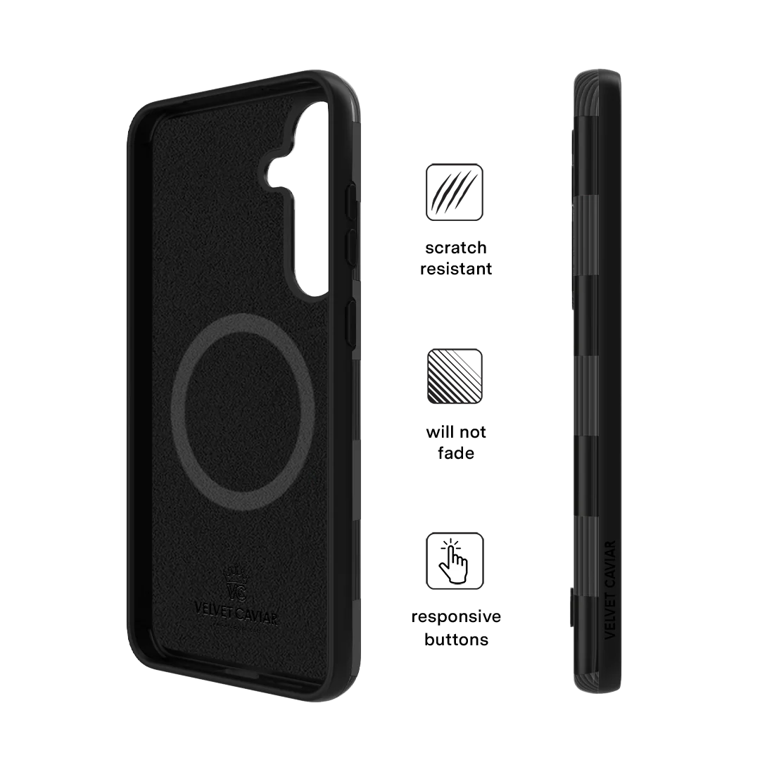 Noir Vibe Checkered Samsung Case - Image 71
