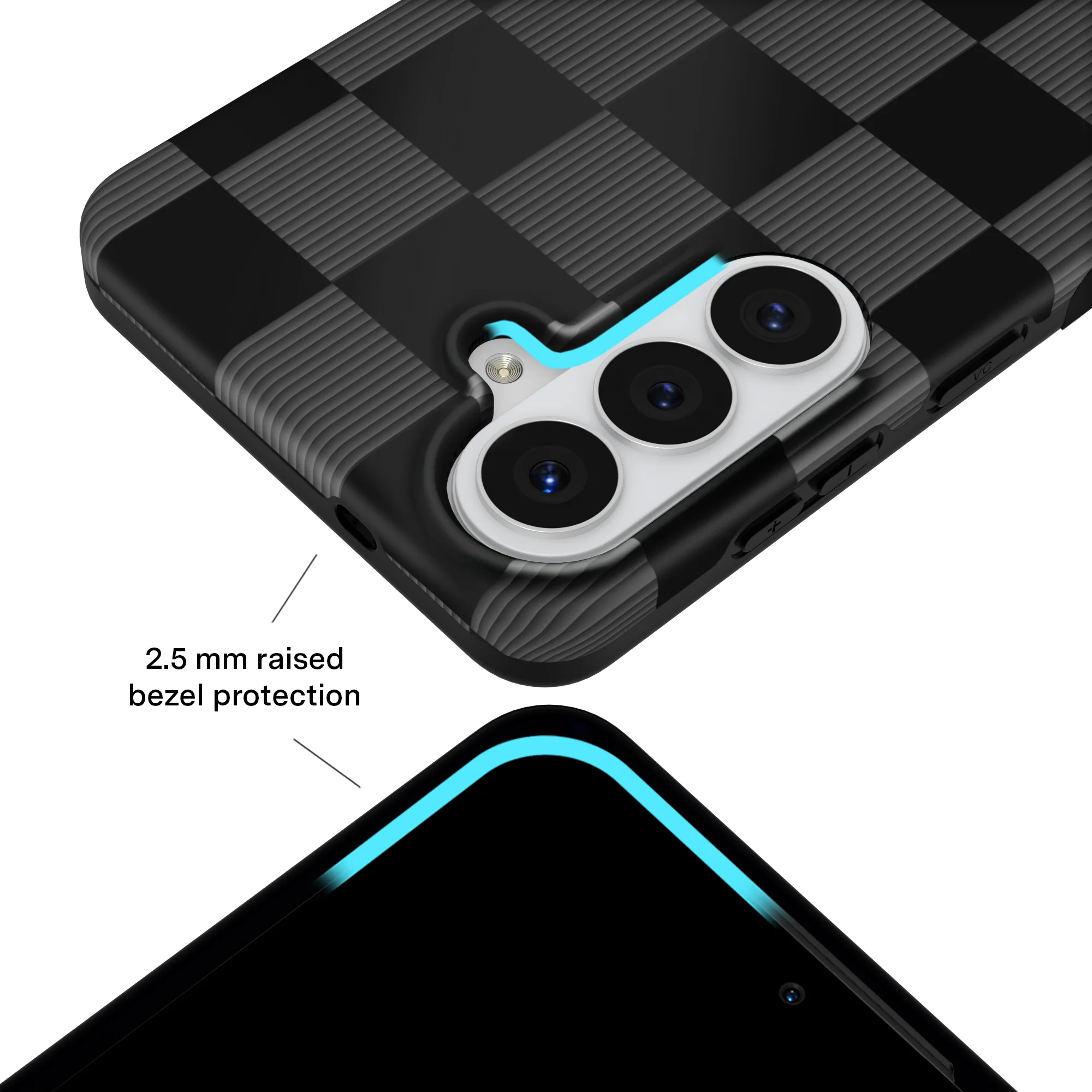 Noir Vibe Checkered Samsung Case - Image 73