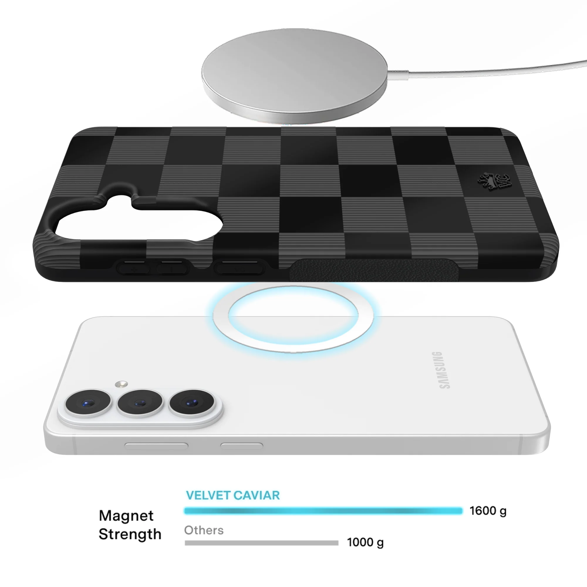 Noir Vibe Checkered Samsung Case - Image 79