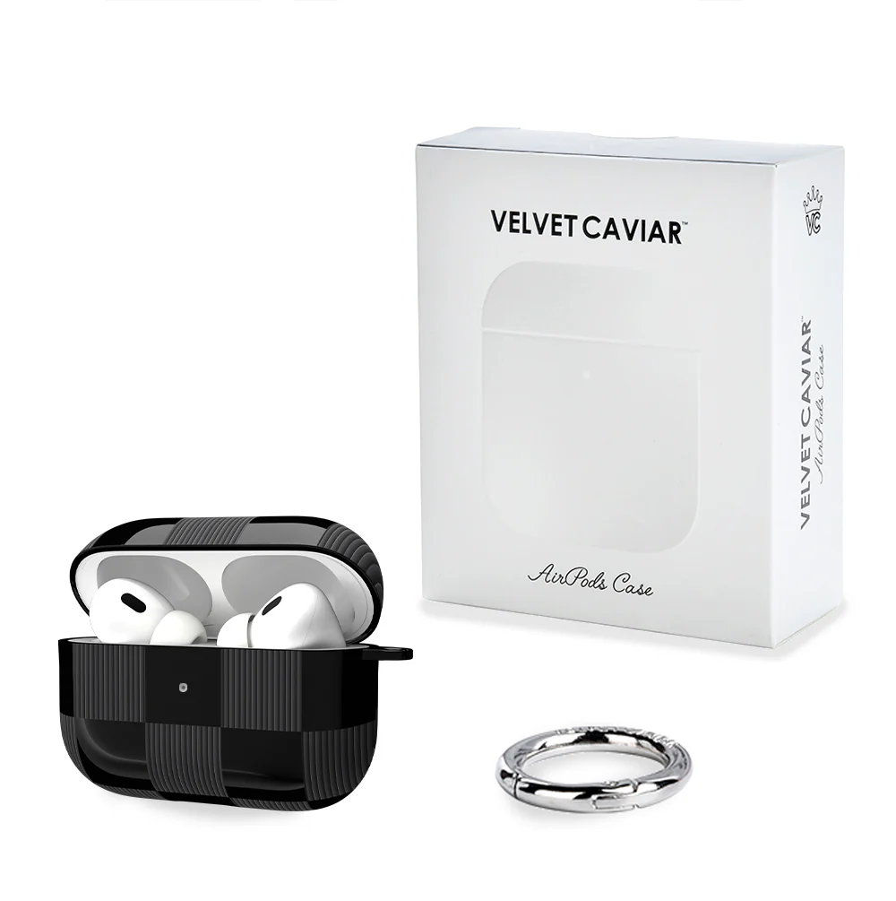 Noir Vibe Checkered AirPod Case - Image 10