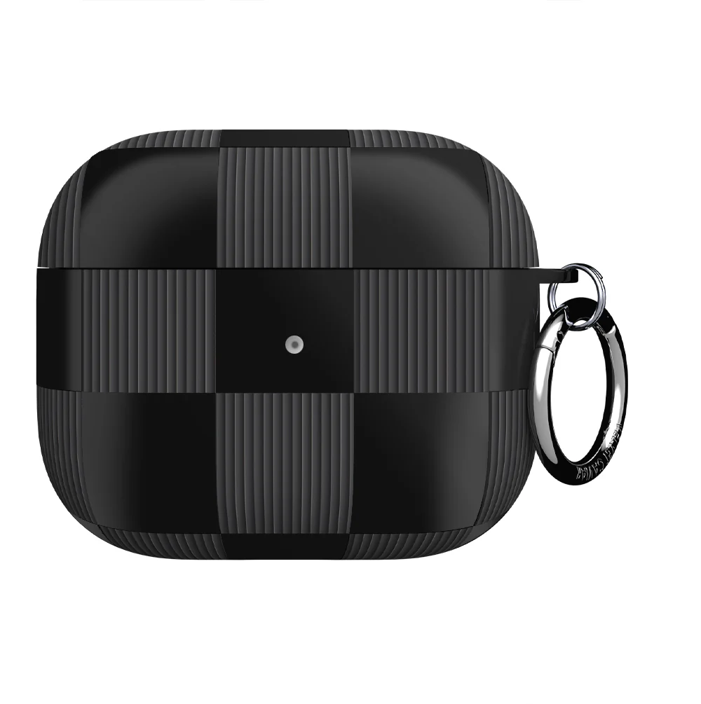 Noir Vibe Checkered AirPod Case - Image 11