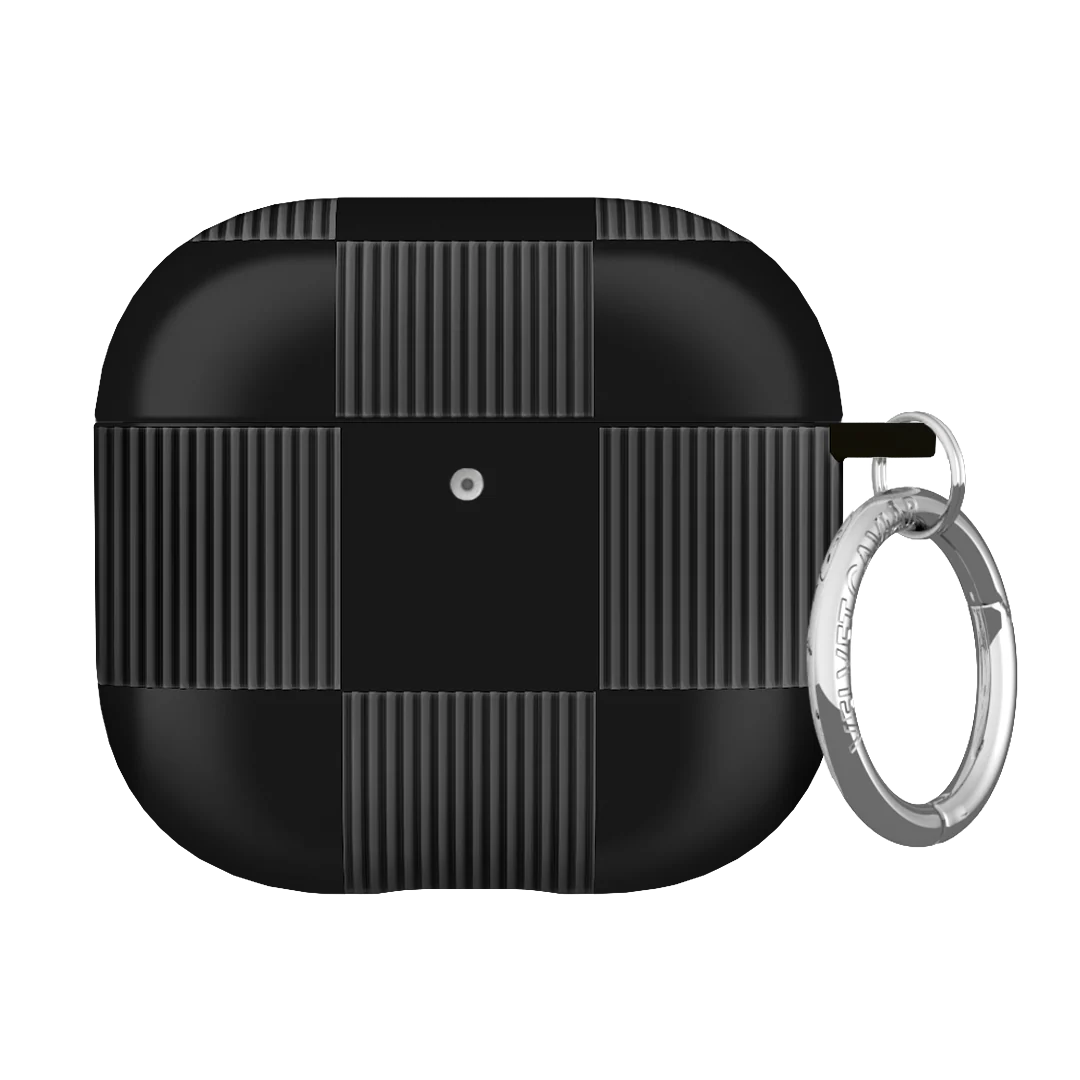 Noir Vibe Checkered AirPod Case - Image 16