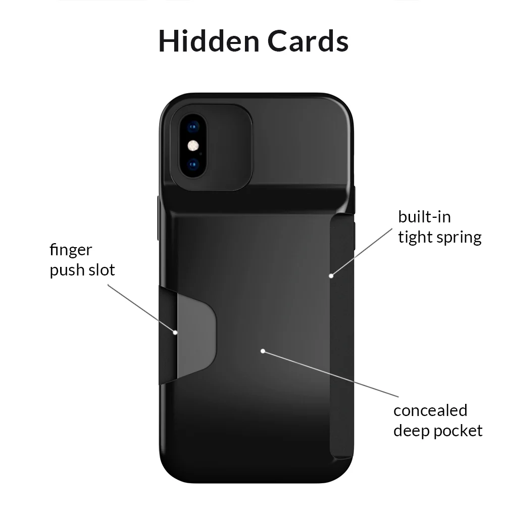 Black iPhone Wallet Case - Image 12