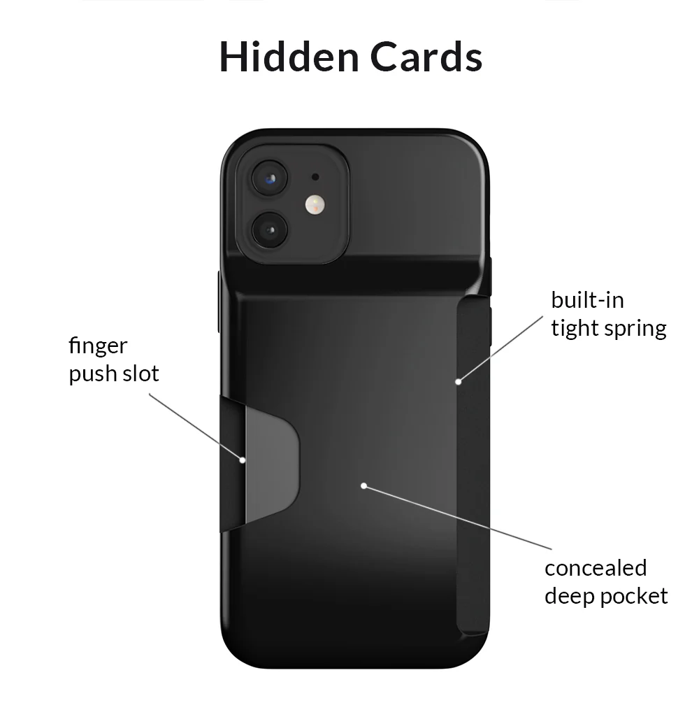 Black iPhone Wallet Case - Image 20
