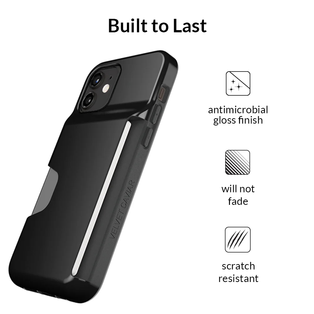 Black iPhone Wallet Case - Image 24