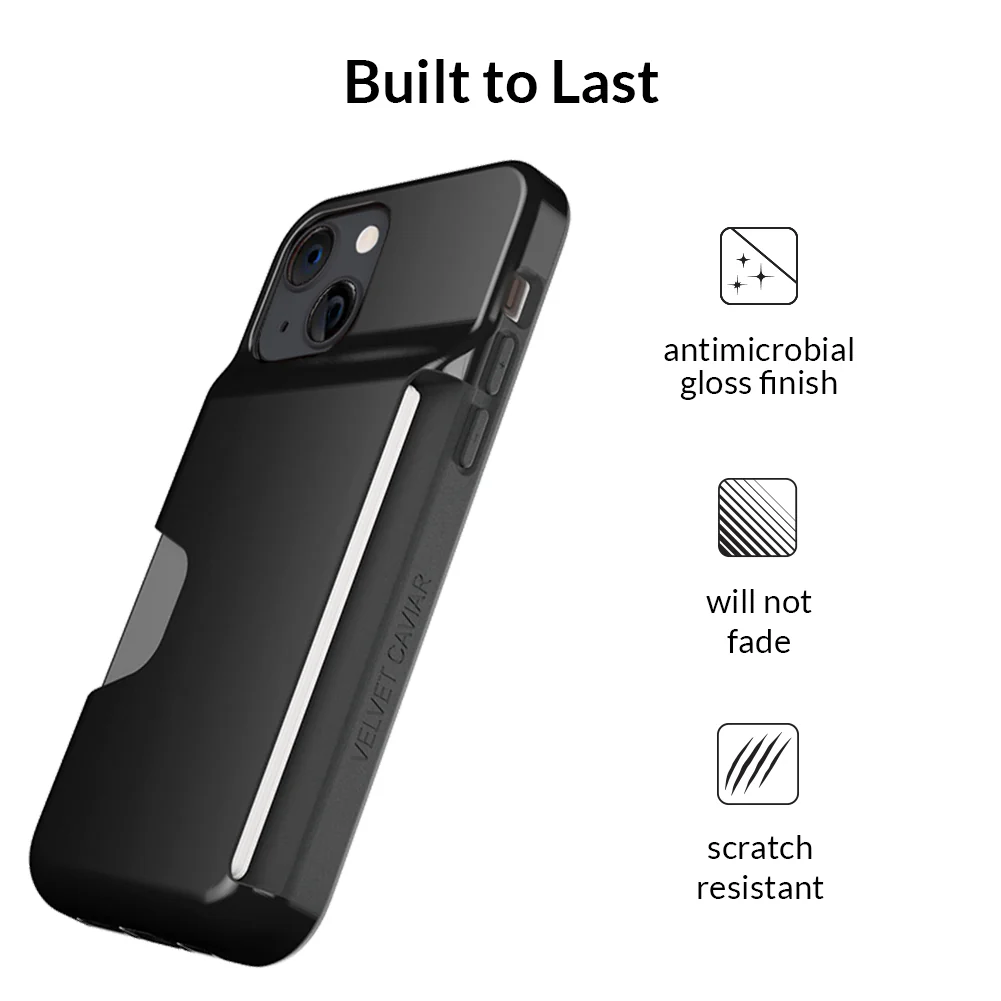 Black iPhone Wallet Case - Image 32