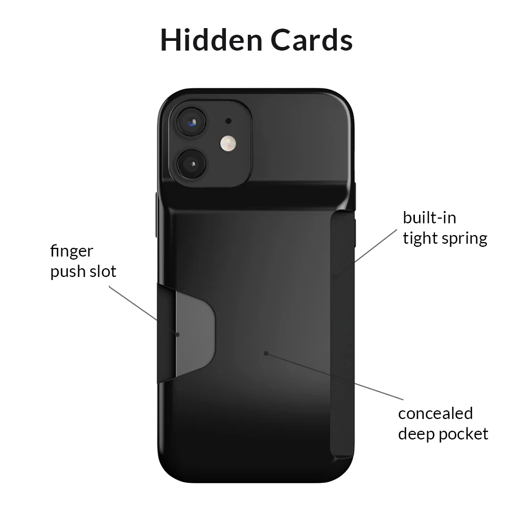 Black iPhone Wallet Case - Image 76