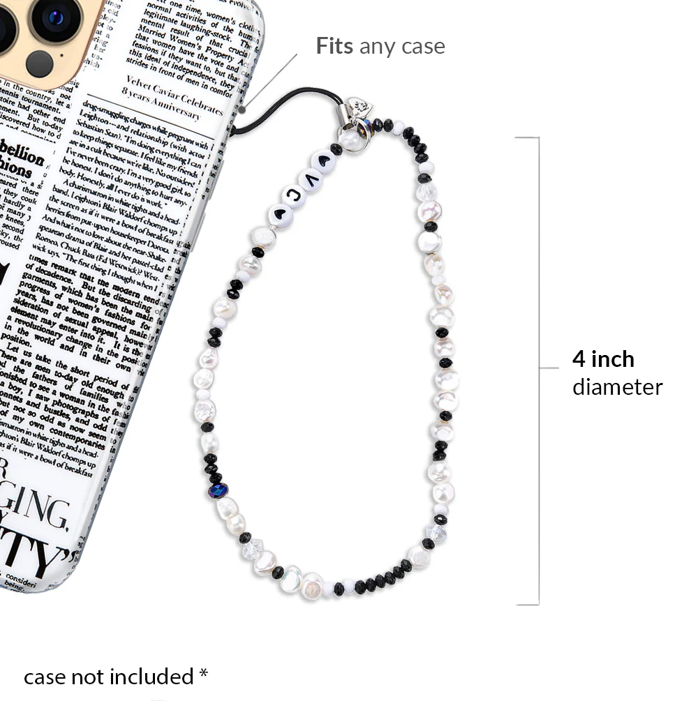 Black & White Phone Charm - Image 3