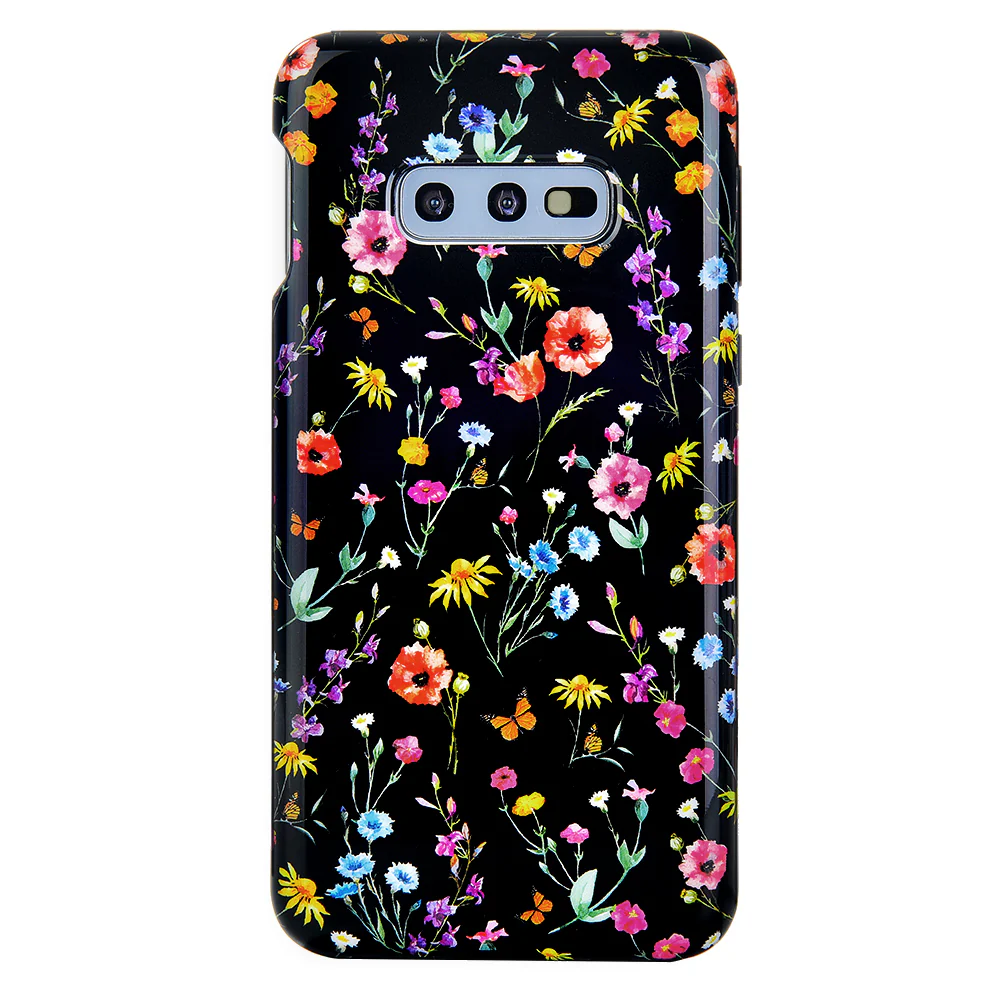 Black Wildflower Samsung Case - Image 31