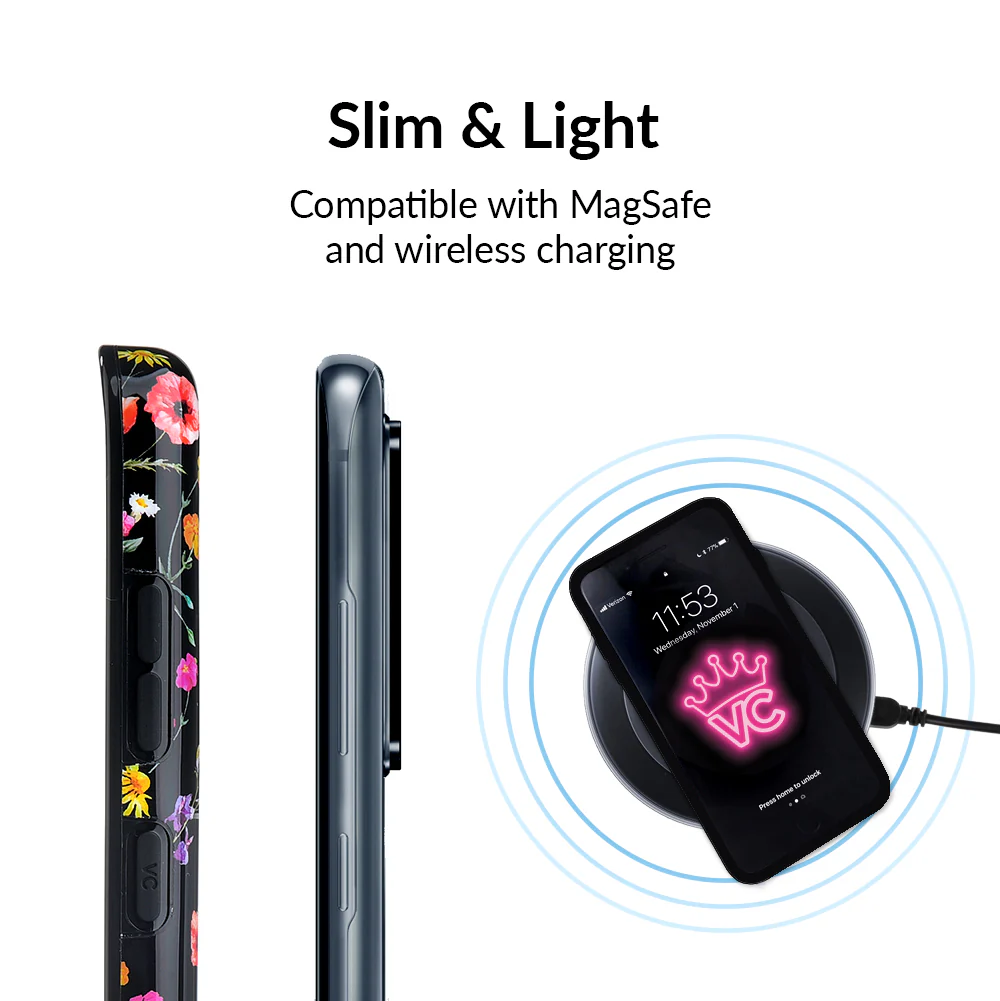 Black Wildflower Samsung Case - Image 66