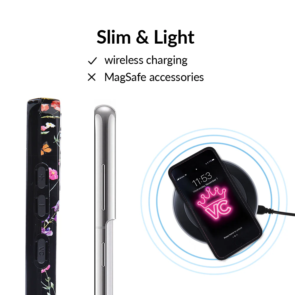 Black Wildflower Samsung Case - Image 89