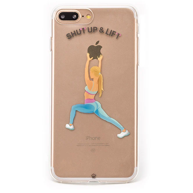 Shut Up & Lift iPhone Case Blonde Hair - Image 13