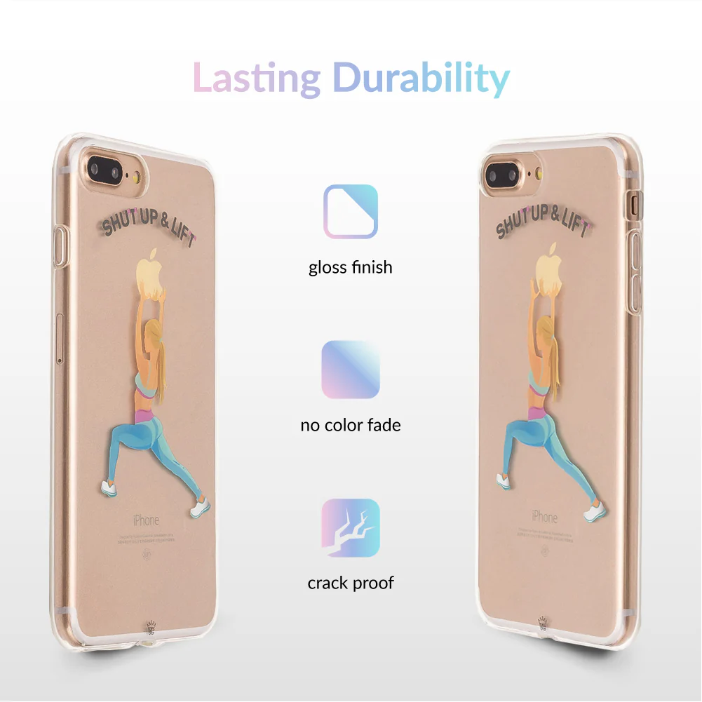 Shut Up & Lift iPhone Case Blonde Hair - Image 17