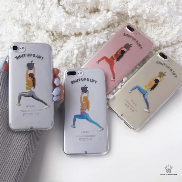 Shut Up & Lift iPhone Case Blonde Hair - Image 18