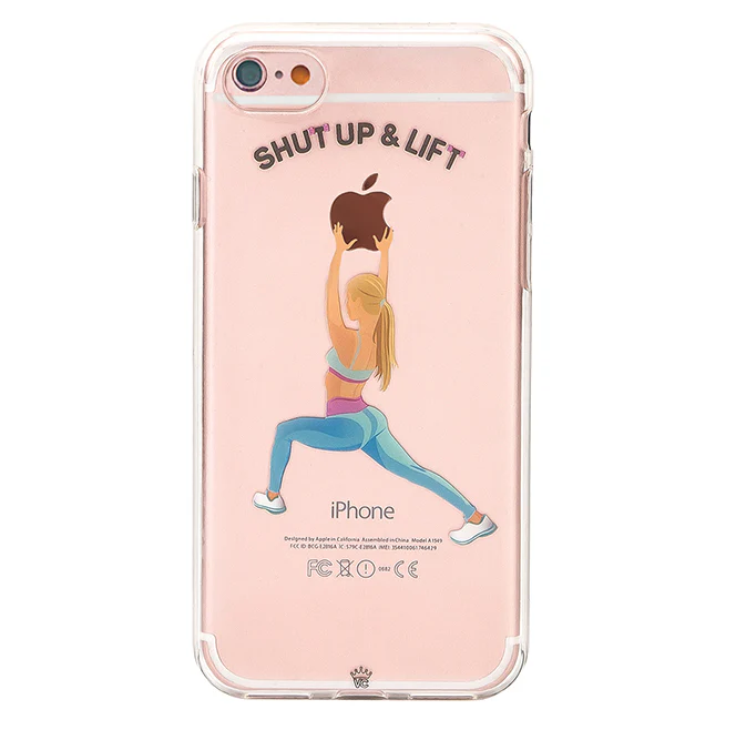 Shut Up & Lift iPhone Case Blonde Hair - Image 29