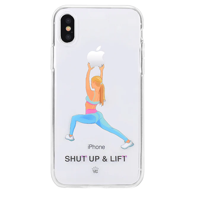 Shut Up & Lift iPhone Case Blonde Hair - Image 7