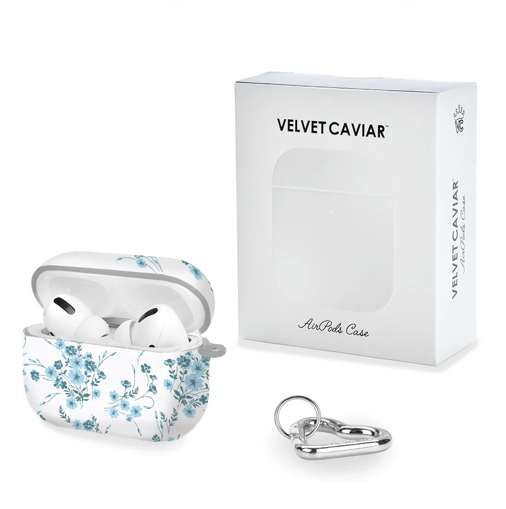 French Blue Floral AirPod Case - Image 10