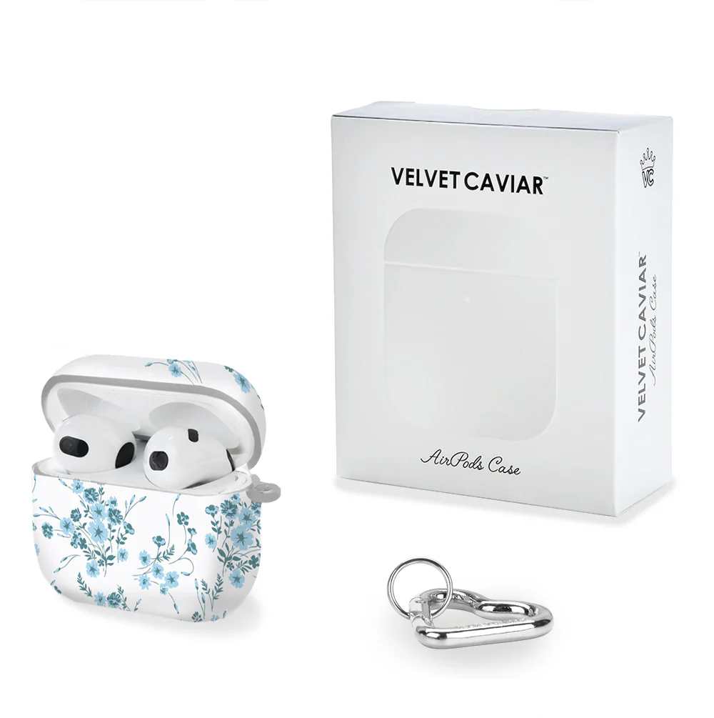 French Blue Floral AirPod Case - Image 15