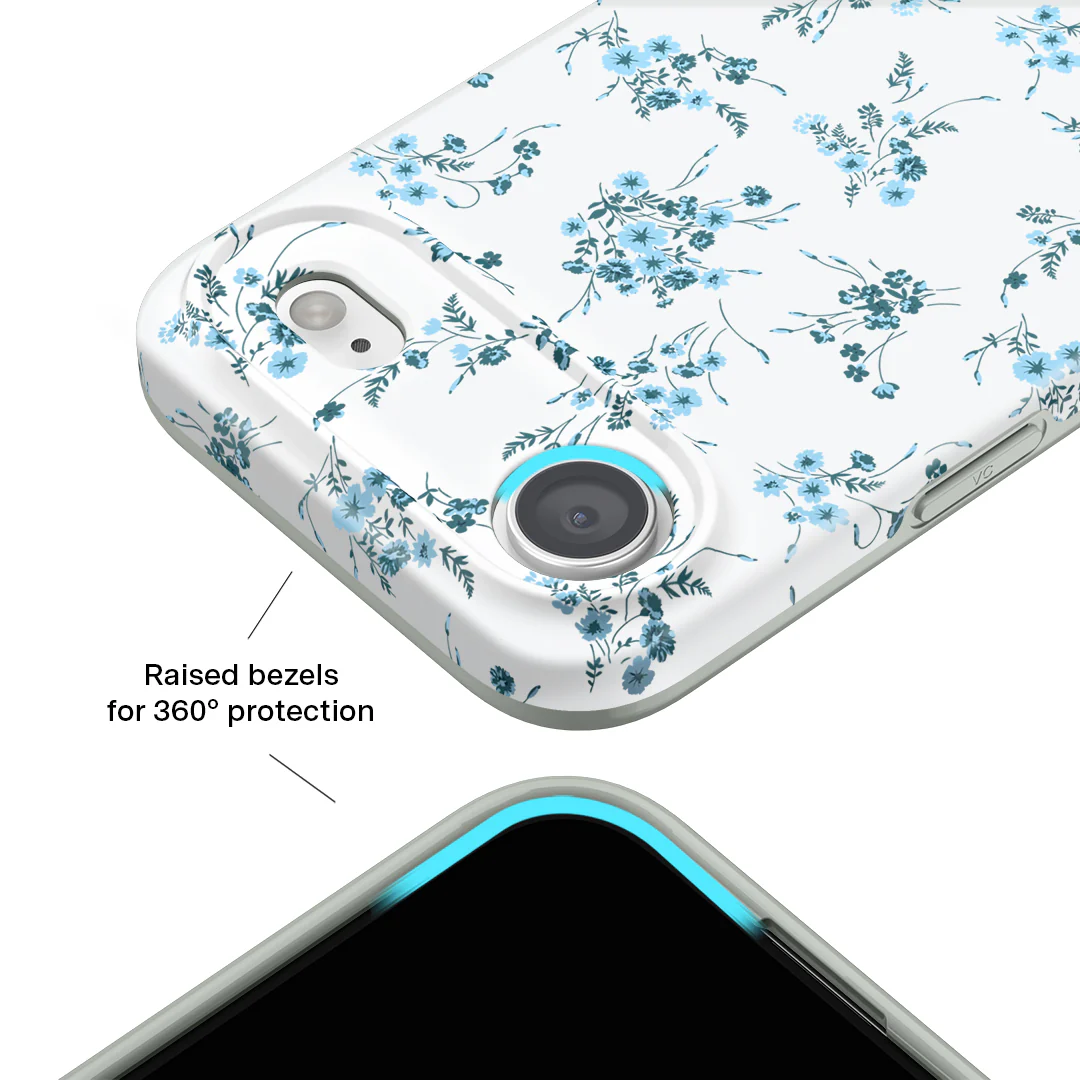French Blue Floral iPhone Case - Image 103