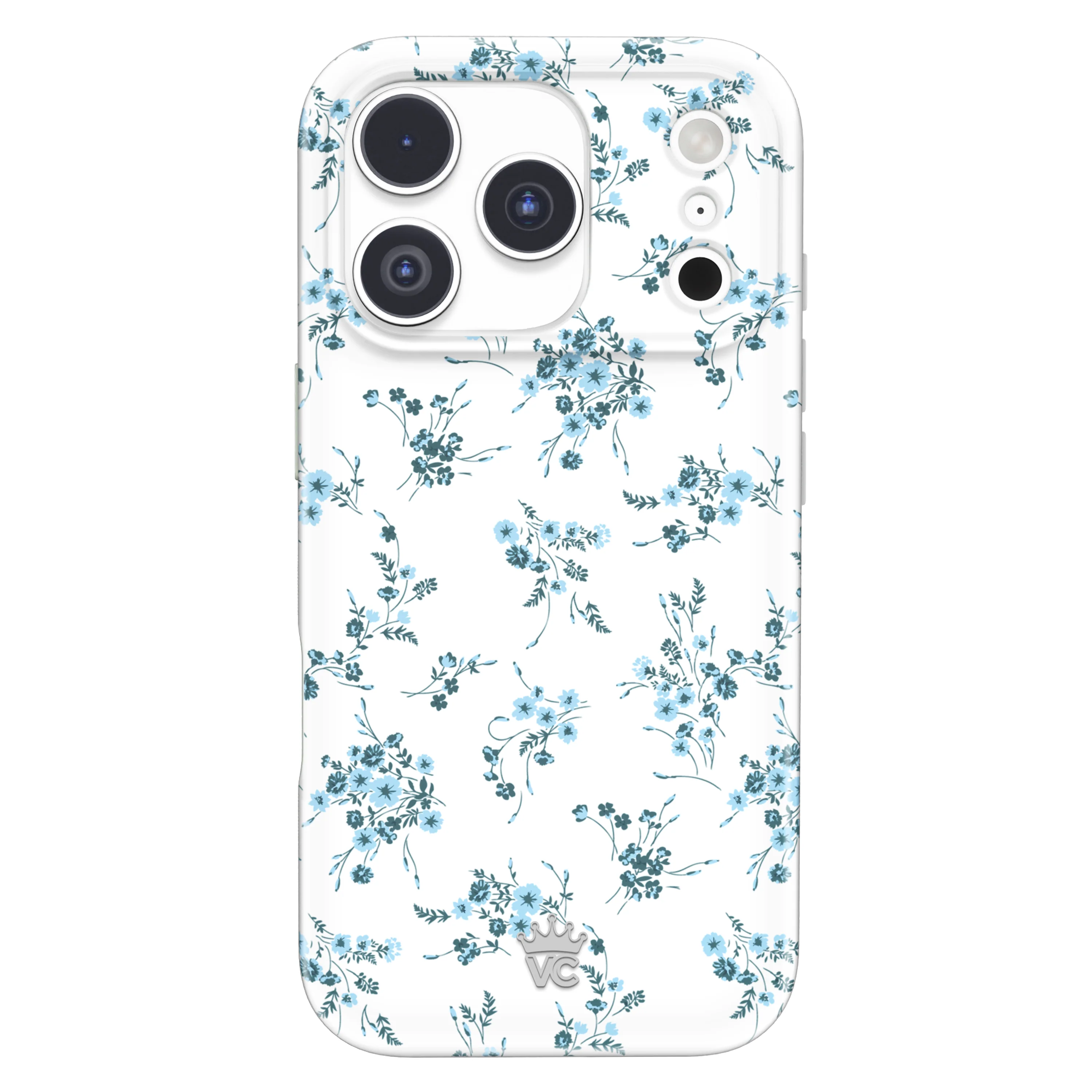 French Blue Floral iPhone Case - Image 106