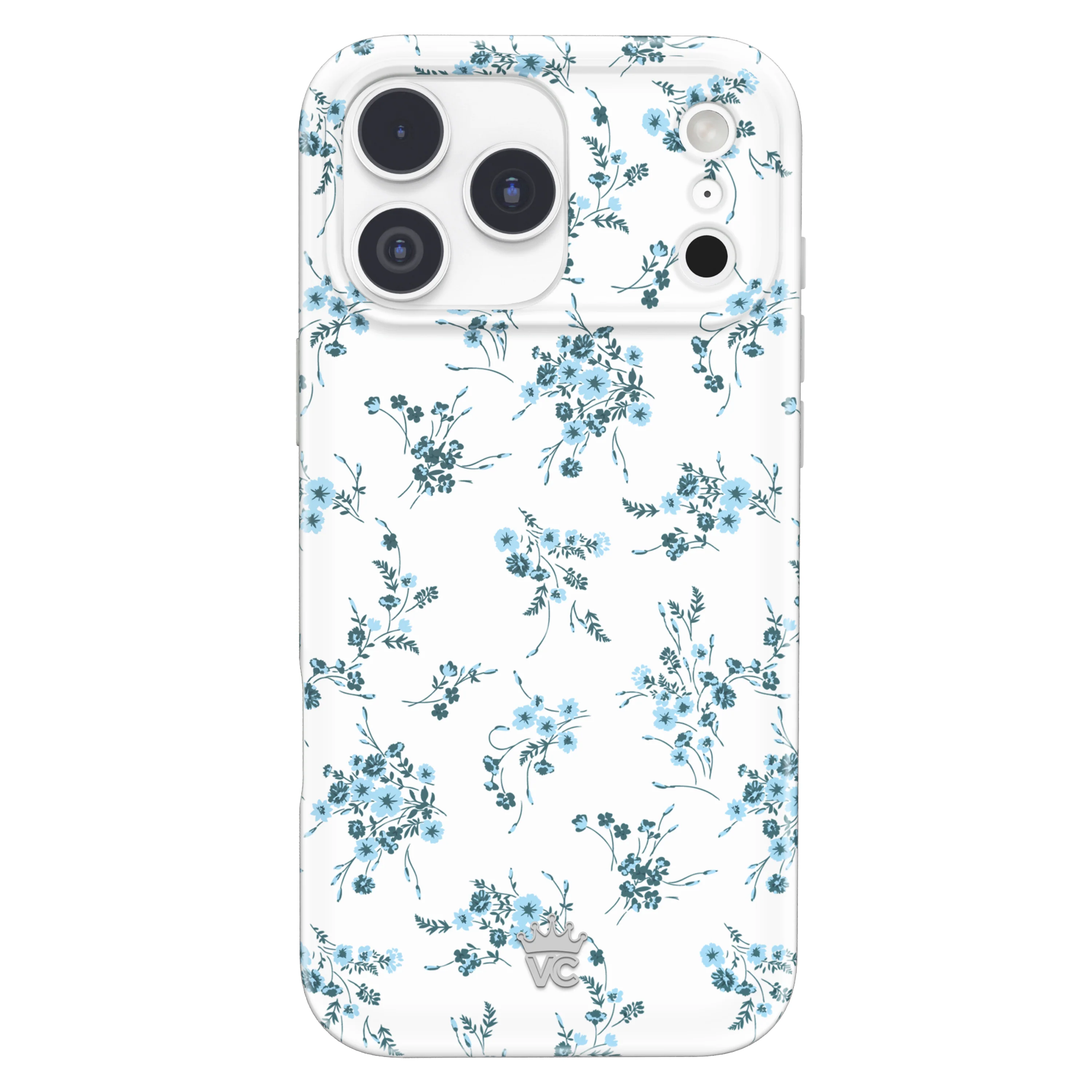 French Blue Floral iPhone Case - Image 116