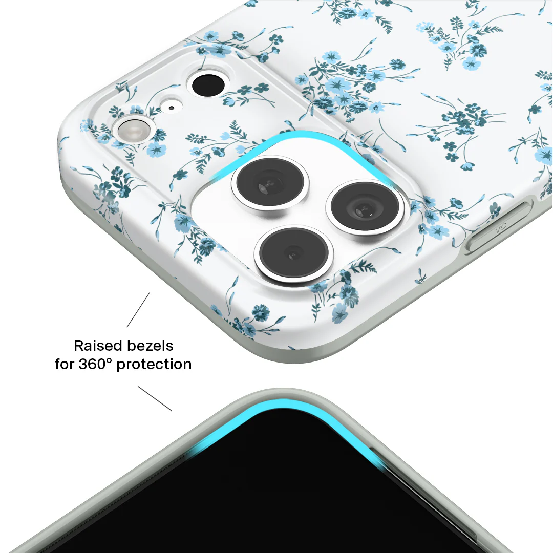 French Blue Floral iPhone Case - Image 118