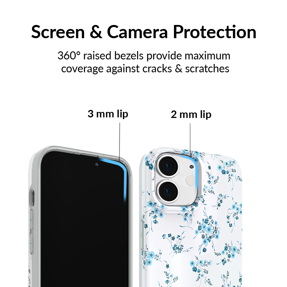 French Blue Floral iPhone Case - Image 42