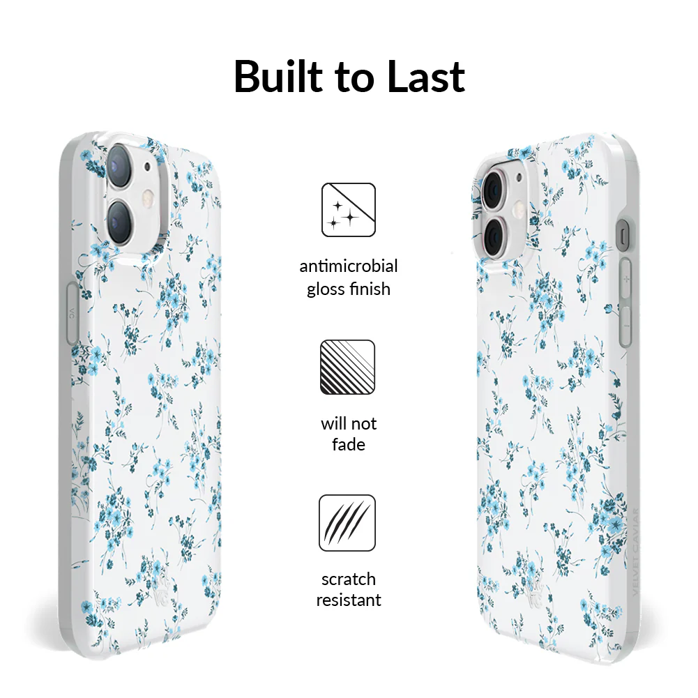 French Blue Floral iPhone Case - Image 49