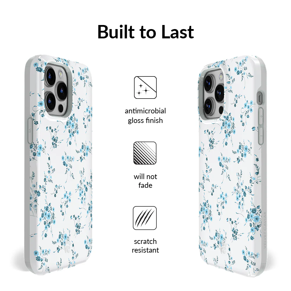 French Blue Floral iPhone Case - Image 54