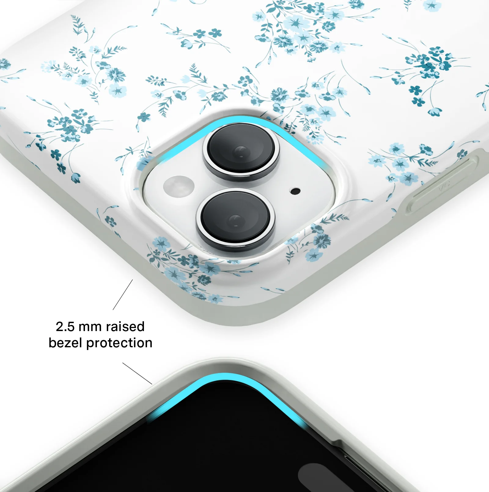 French Blue Floral iPhone Case - Image 62