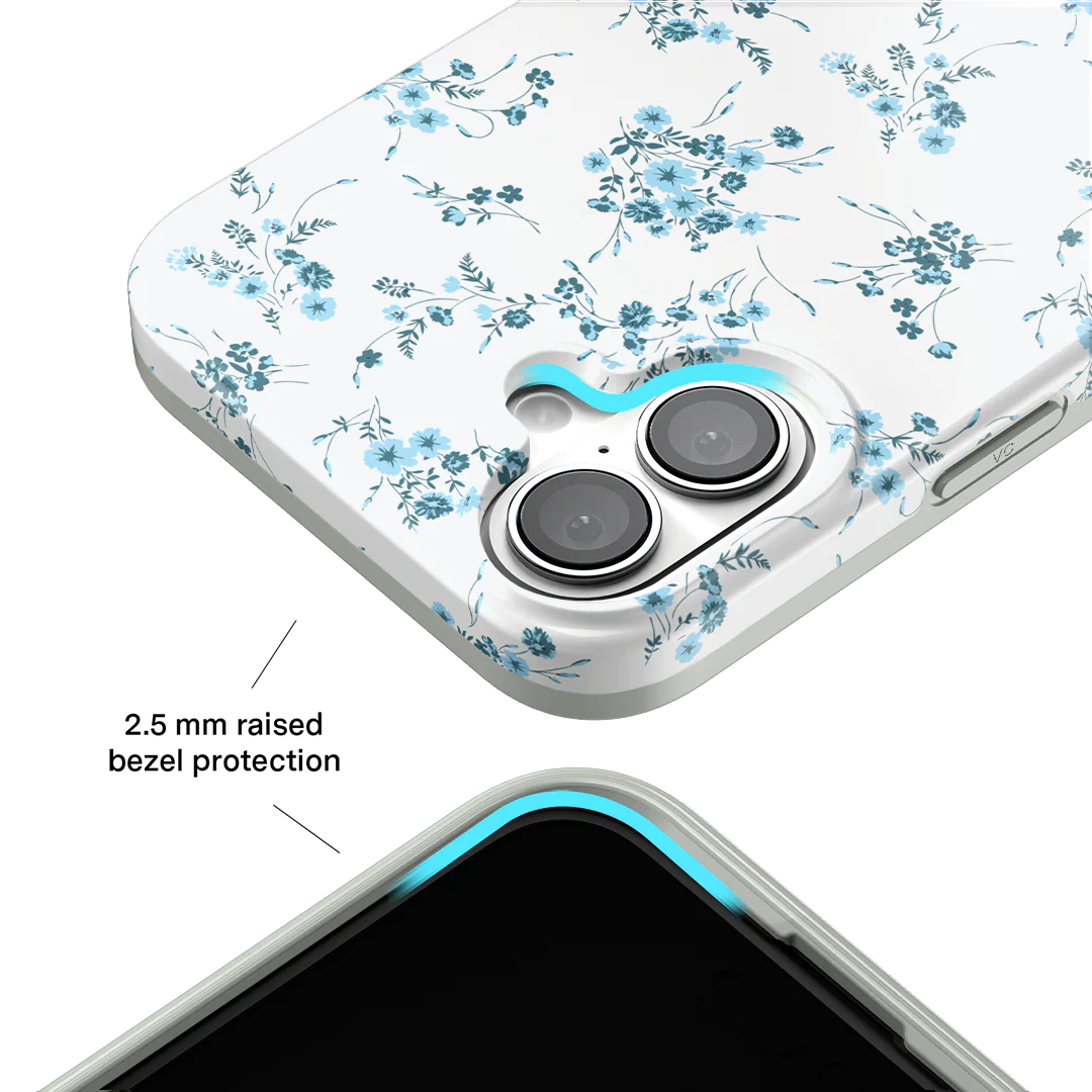 French Blue Floral iPhone Case - Image 82