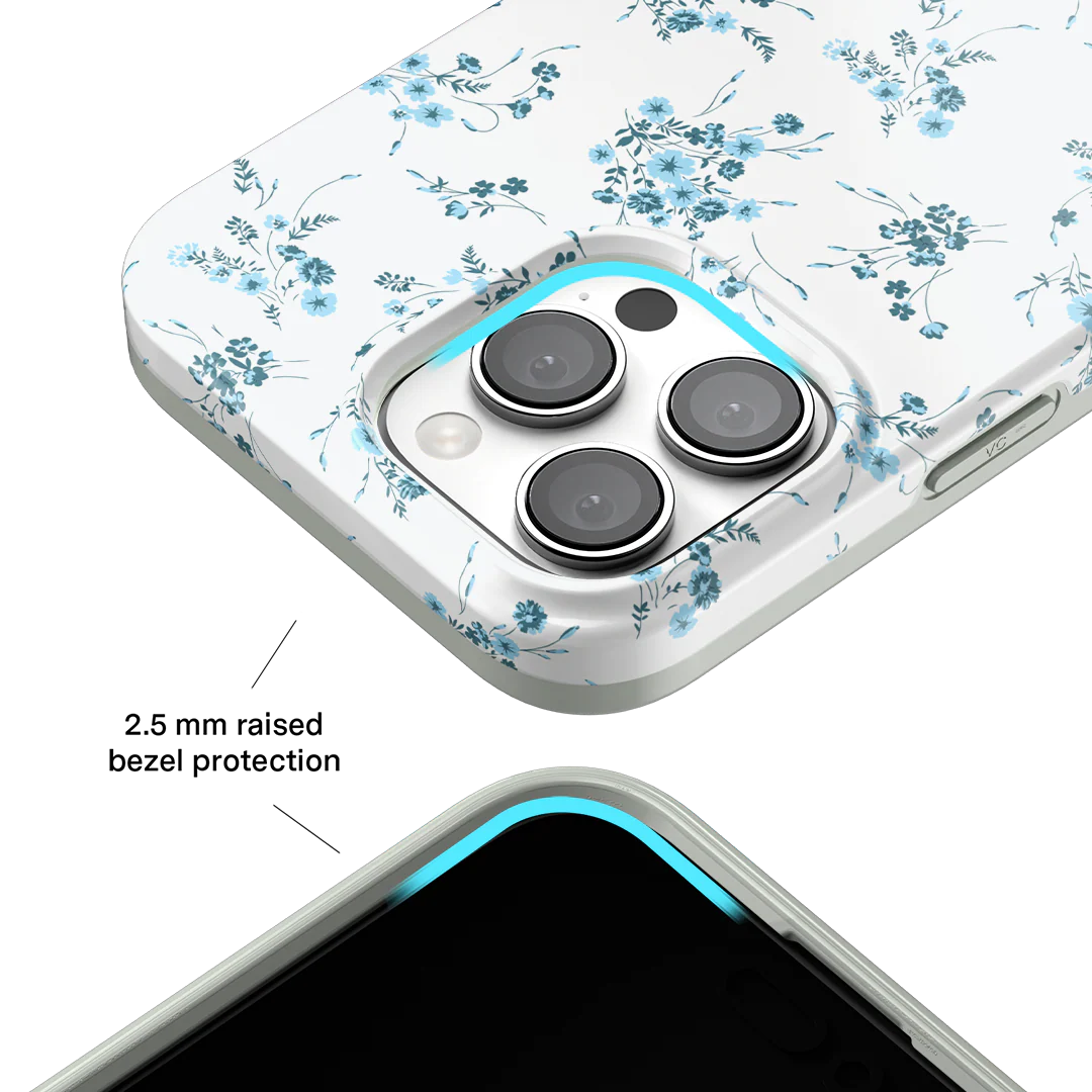 French Blue Floral iPhone Case - Image 87