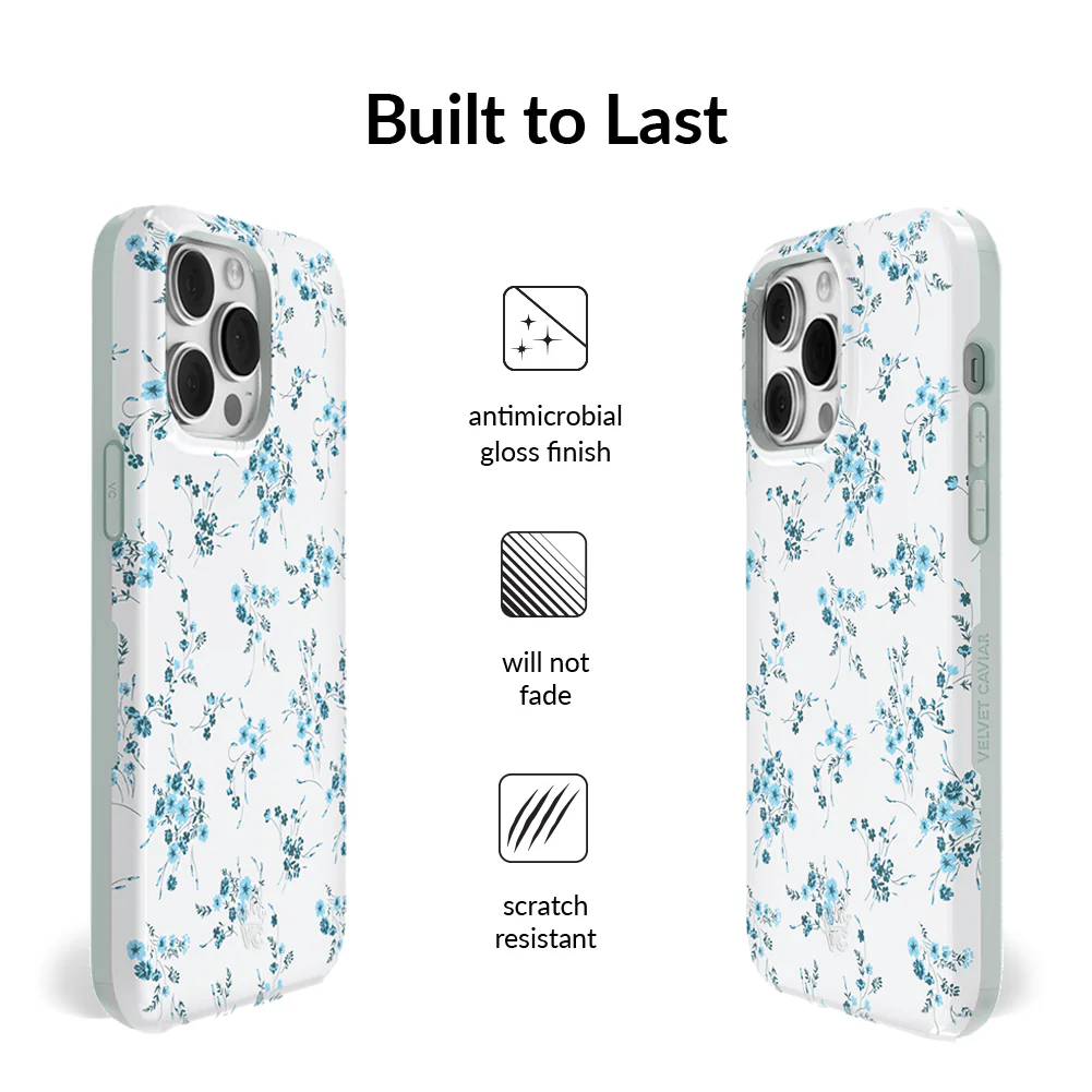 French Blue Floral iPhone Case - Image 9