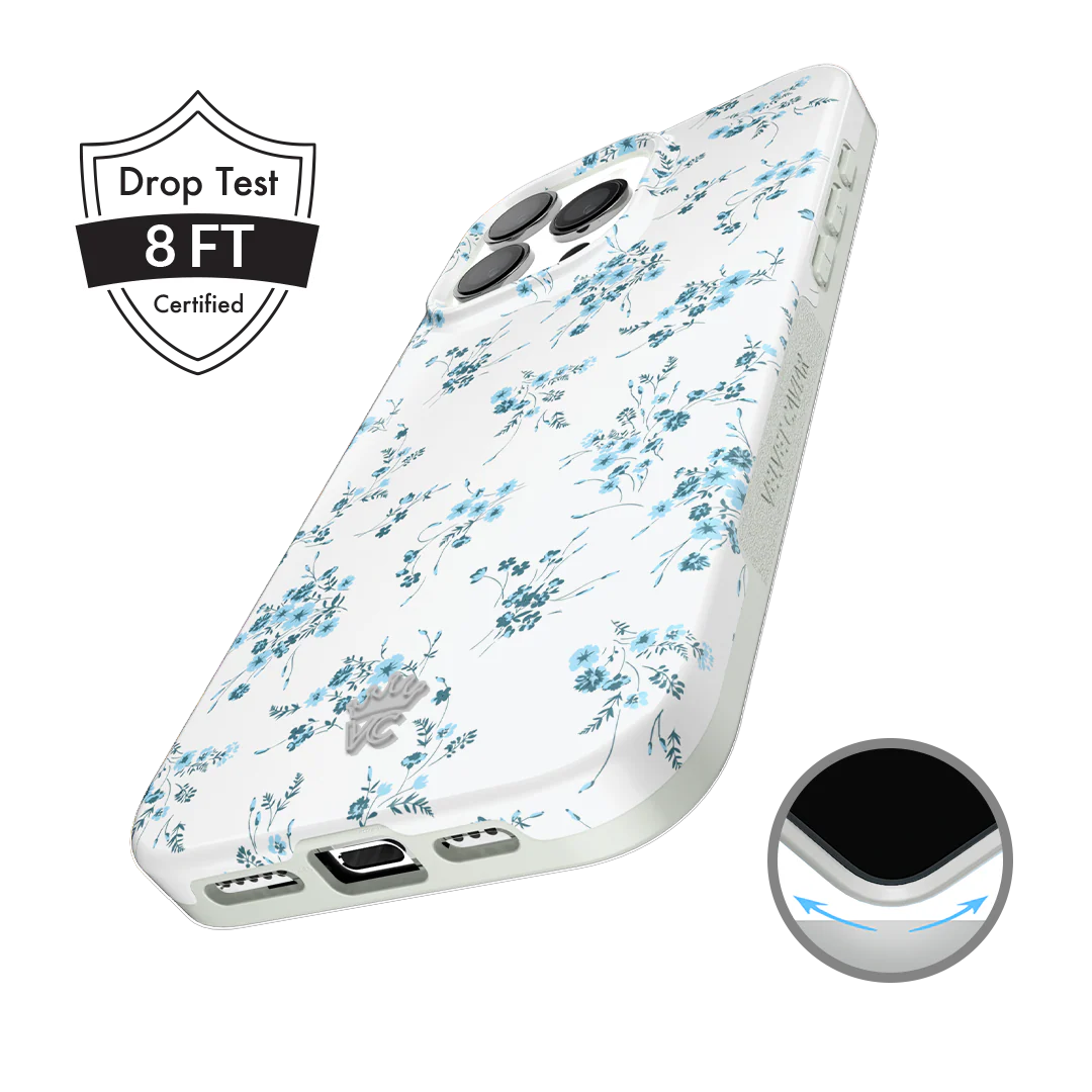 French Blue Floral iPhone Case - Image 94