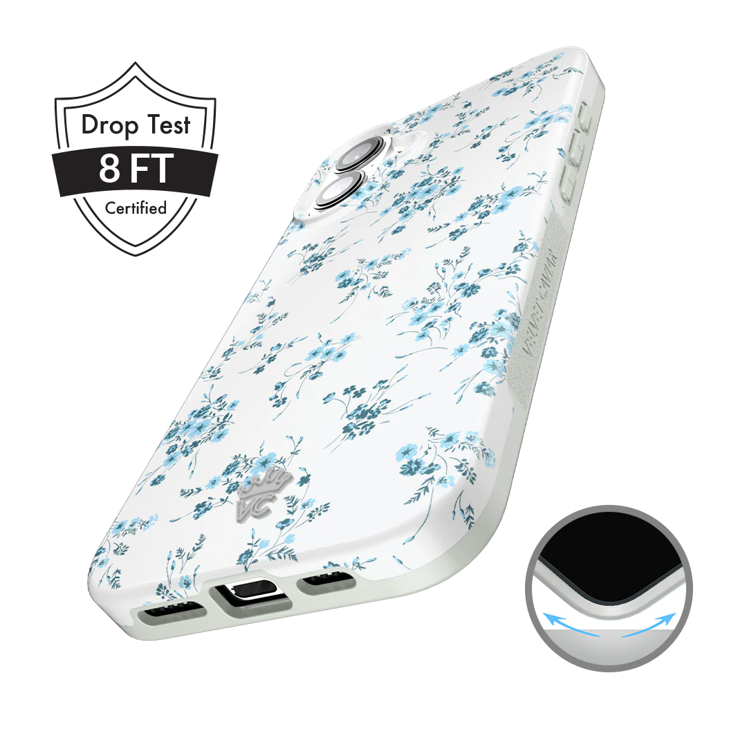 French Blue Floral iPhone Case - Image 99