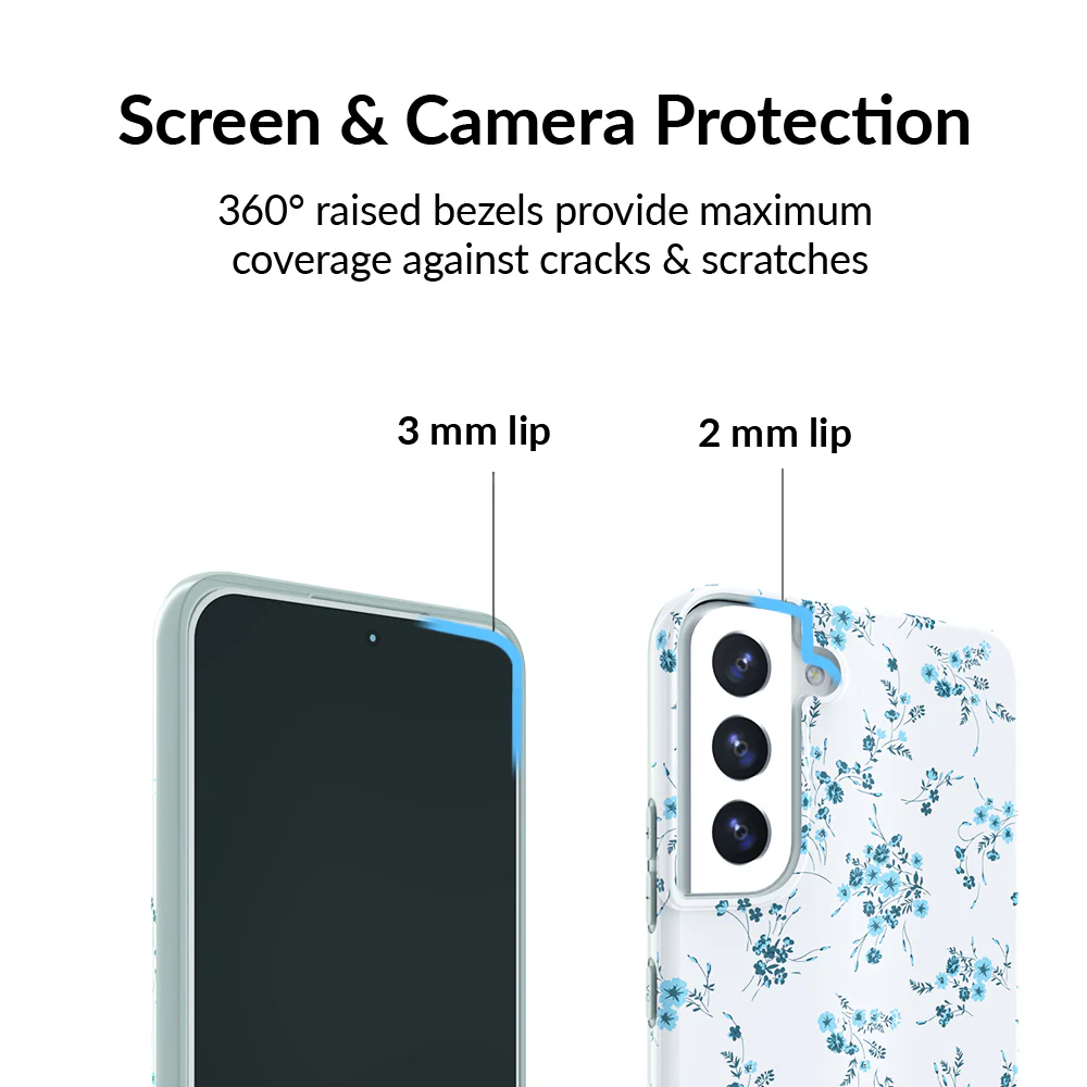 French Blue Floral Samsung Case - Image 22