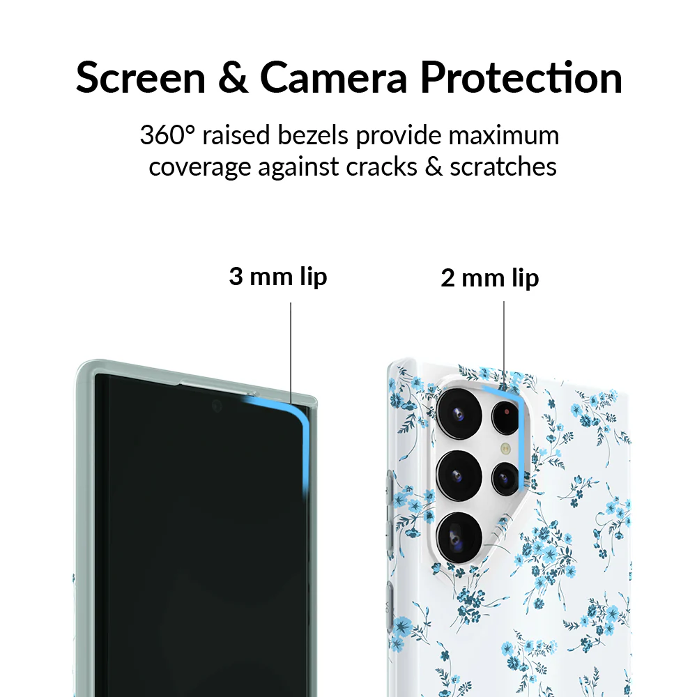 French Blue Floral Samsung Case - Image 27