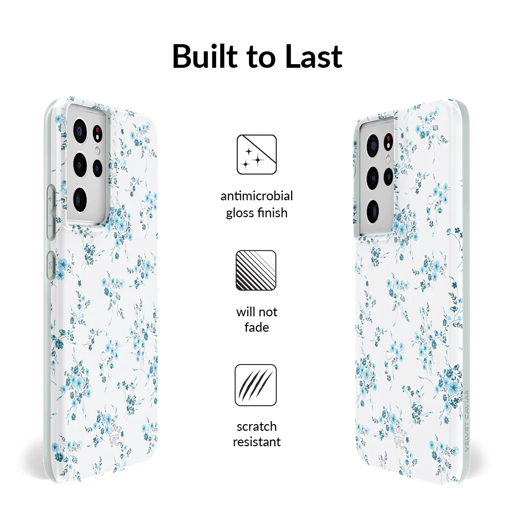 French Blue Floral Samsung Case - Image 44