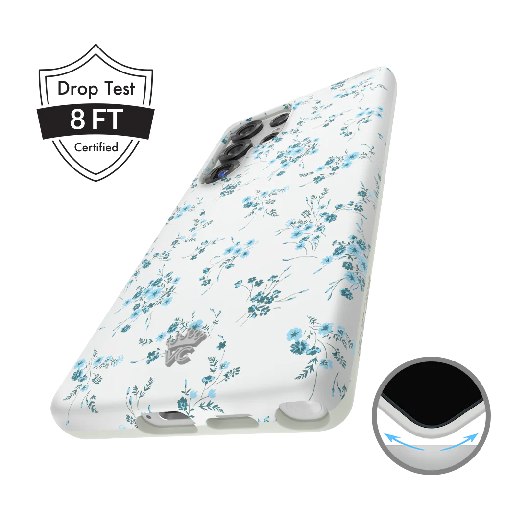 French Blue Floral Samsung Case - Image 49