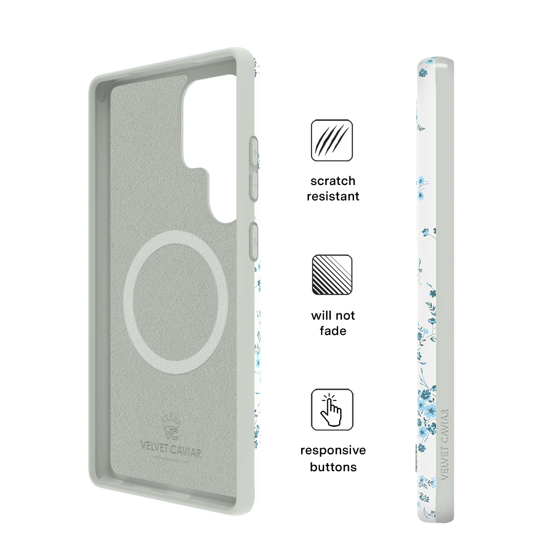 French Blue Floral Samsung Case - Image 50