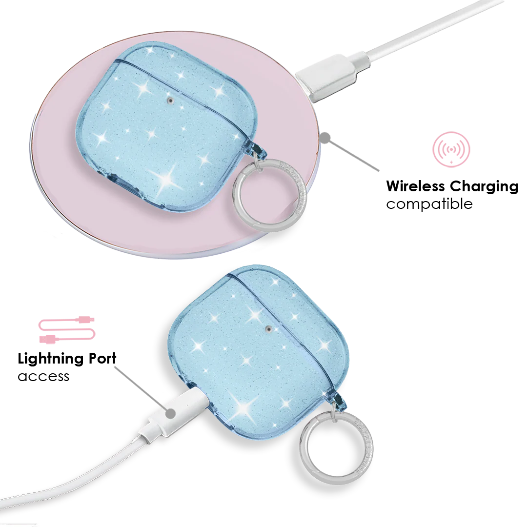 Blue Stardust AirPod Case - Image 19