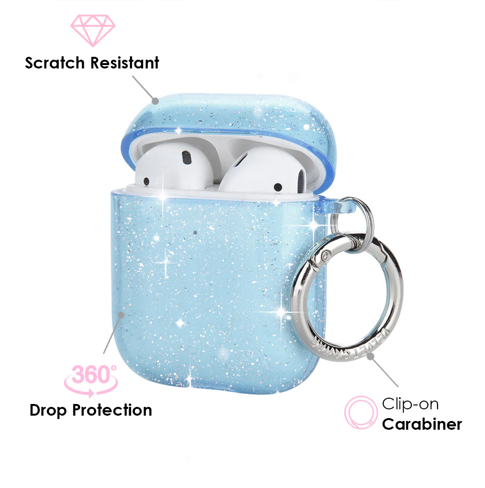 Blue Stardust AirPod Case - Image 3